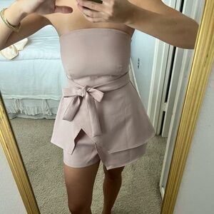 Dusty pink romper